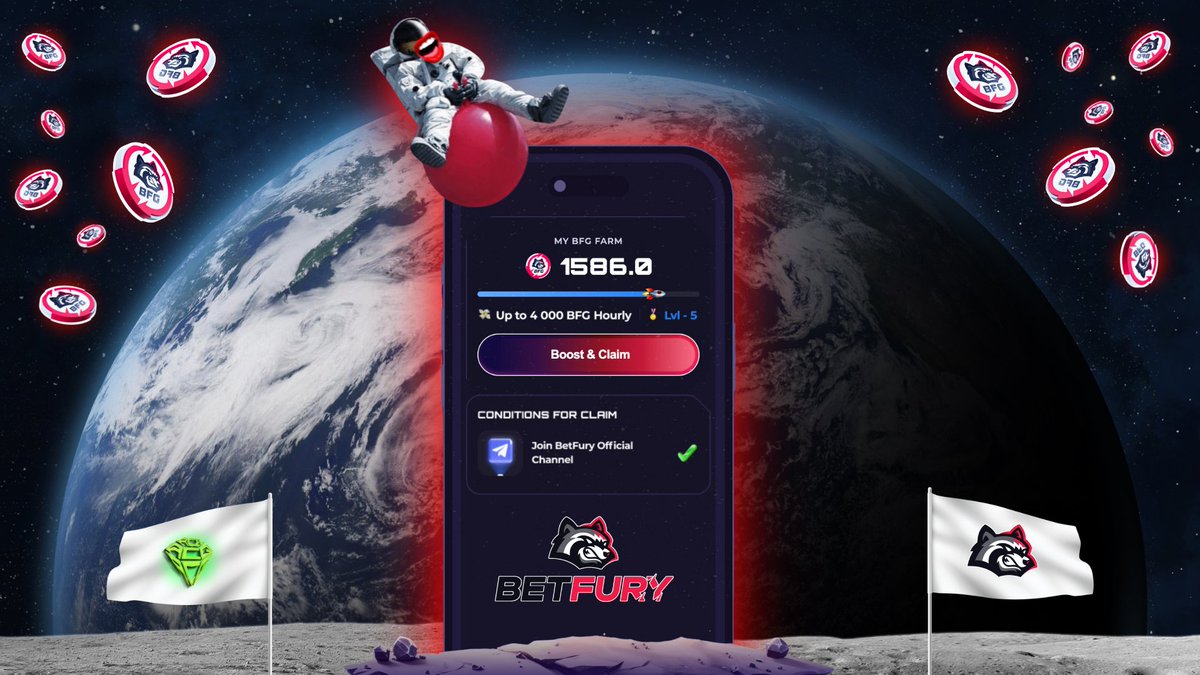 AltCryptoGems's tweet photo. 🚨ALERT🚨

For a LIMITED TIME OF 7 DAYS, @BetFury_Gaming is giving away FREE CRYPTO just for subscribing to the BetFury Telegram Channel!

You can EARN up to 4K $BFG tokens EVERY HOUR!

Yes, it’s really that simple.

https://t.co/6qTUbQytIf 

#BFG #BFGdrop https://t.co/Wytf02eWOI