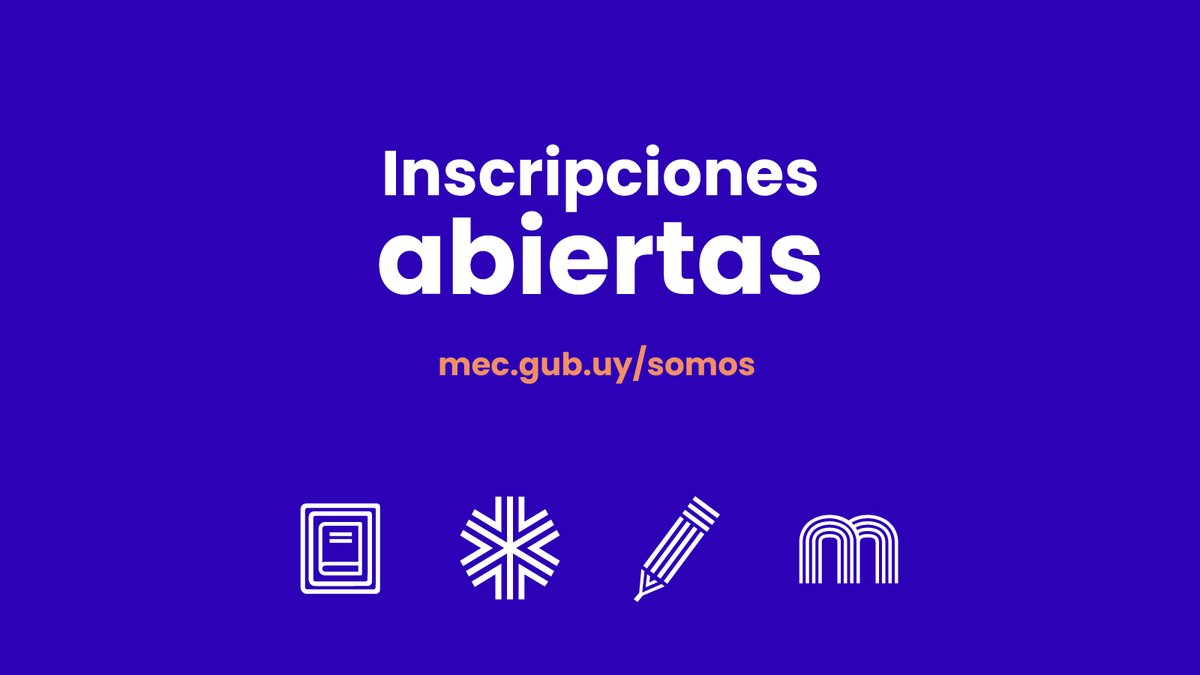 📣 ¡Llegó el día!

Inscripciones abiertas para SOMOS II Congreso Internacional de Educación inclusiva.

📥 Tenés tiempo para inscribirte hasta el 24 de julio de 2024.

👉 Más información en: mec.gub.uy/somos

#EducacionMEC #SomosMEC #SomosEducacionInclusiva