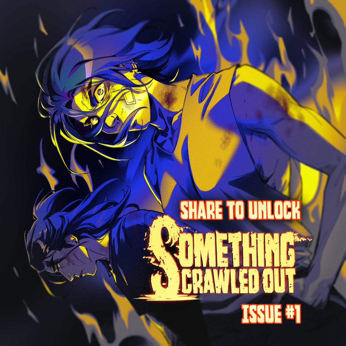 JUST LAUNCHED!
We'll let the world read the digital edition of Something Crawled Out #1 FREE once we hit 100 RTs on this post... won't you help us unleash it? 
#SomethingCrawledOut
