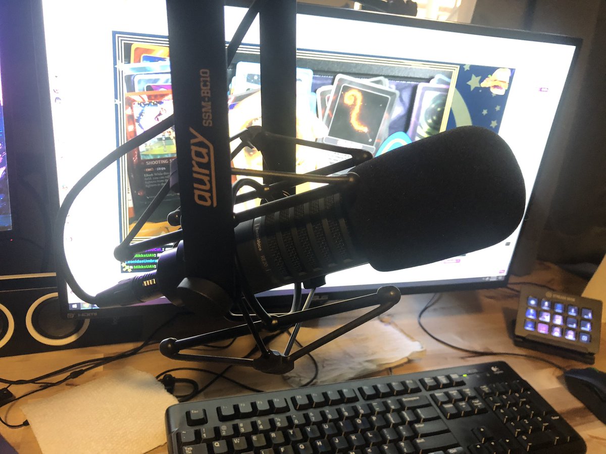 New mic. I wanted to show off a little.