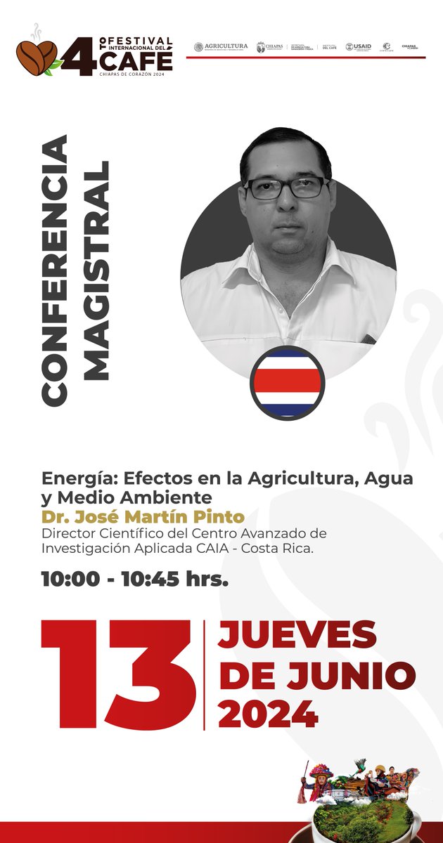 Participa en las conferencias magistrales, paneles, ponencias y talleres en el marco del 4to. Festival Internacional del Café, Chiapas de Corazón 2024.
Te dejamos la agenda de actividades.
¡Con el café, #ChiapasEsMásFuerte!