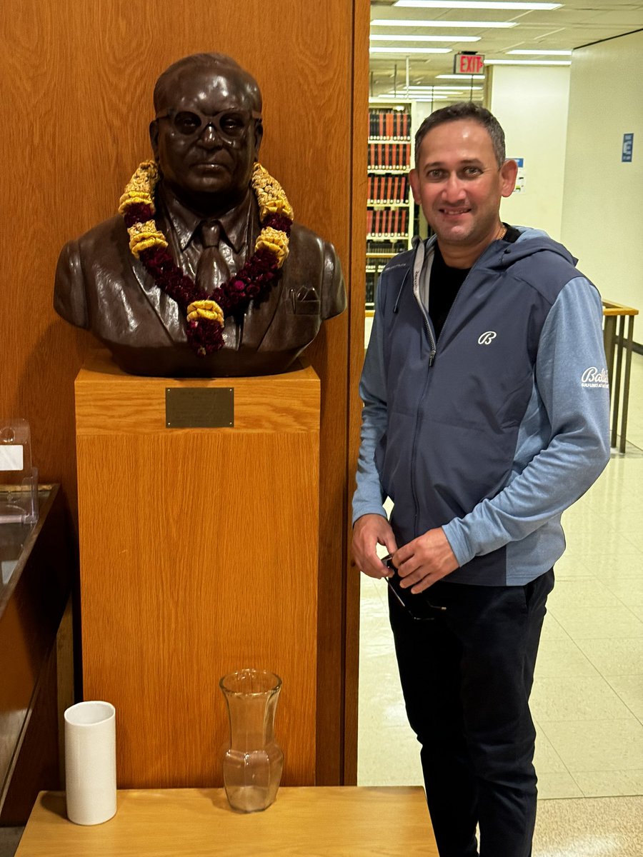 Vishal Misra (@vishalmisra) on Twitter photo Dravid and Agarkar paying their respects to the father of the Indian constitution and a <a href="/Columbia/">Columbia University</a> PhD Dr BR Ambedkar Dravid and Agarkar paying their respects to the father of the Indian constitution and a <a href="/Columbia/">Columbia University</a> PhD Dr BR Ambedkar