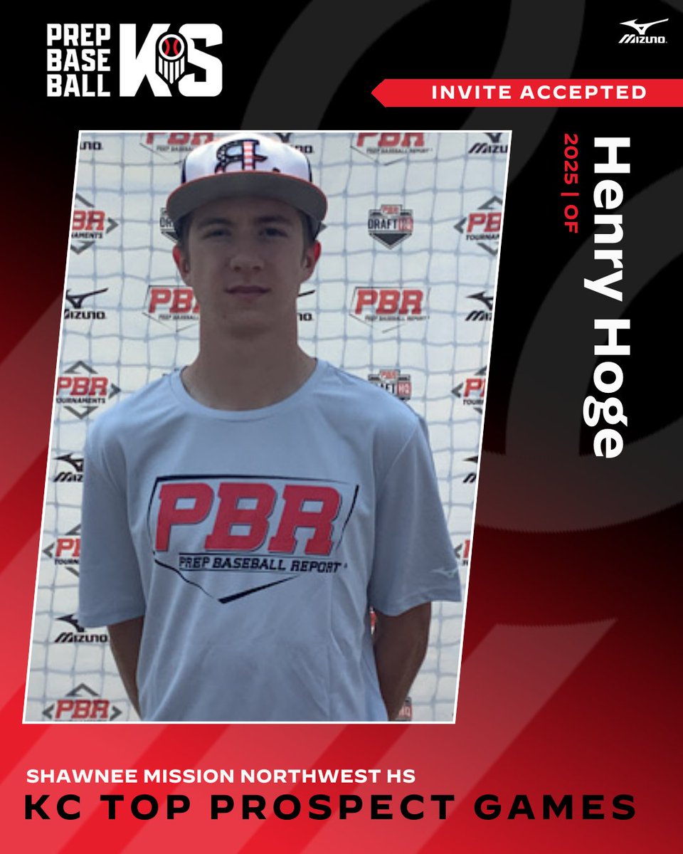 KC TOP PROSPECT: INVITE ACCEPTED ✅

+ OF Henry Hoge (Shawnee Mission Northwest, 2025) is a top prospect in Kansas' 2025 class.

+ He's headed to the Kansas City Top Prospect games on June 11th; request your invite below 👇

🔗: loom.ly/AIFWd6U