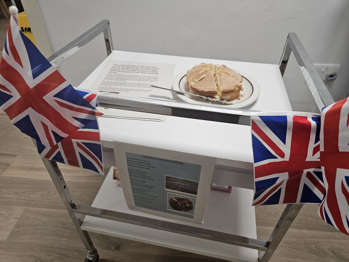 Rutland Ward (@ward_rutland) on Twitter photo Rutland wards day room decorated for #dday. News articles and poems shared... and a slice of sponge cake too. #normandylandings #80thanniversary
<a href="/CHSInpatientLPT/">CHS Inpatient Wards</a> <a href="/LPTnhs/">Leicestershire Partnership NHS Trust</a> <a href="/LPT_Activities/">LPT Meaningful Activities</a> #WeAreLPT Rutland wards day room decorated for #dday. News articles and poems shared... and a slice of sponge cake too. #normandylandings #80thanniversary
<a href="/CHSInpatientLPT/">CHS Inpatient Wards</a> <a href="/LPTnhs/">Leicestershire Partnership NHS Trust</a> <a href="/LPT_Activities/">LPT Meaningful Activities</a> #WeAreLPT