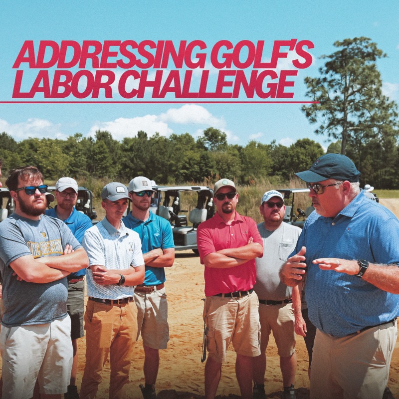 USGA's tweet photo. One of the biggest issues golf courses face is retaining members of the maintenance staff. 
 
Based in Pinehurst, the Greenkeeper Apprenticeship Program is looking to change that.
