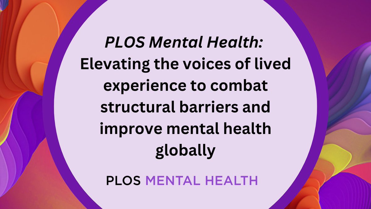 The EiCs from our new journal <a href="/PLOSMentalHlth/">PLOS Mental Health</a>, <a href="/thewrittenro/">Rochelle A. Burgess @thewrittenro.bsky.social</a> &amp; @CharleneSunkel &amp; Executive Editor @NeuroKMC celebrate the journal's 1st publications &amp; highlight its mission to elevate the voices of lived experience and combat barriers in #MentalHealthcare plos.io/3KvdKzq