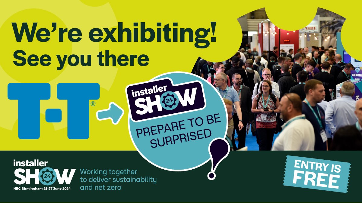 See us at InstallerSHOW 2024, the UK's premier destination for decision-makers across the heat, water, air and energy sectors 🚿

From June 25th - 27th we'll be at stand 4E26 discussing all things liquid management.

Register for free  - installer-2024.reg.buzz/exhib-blog

#intallerSHOW2024