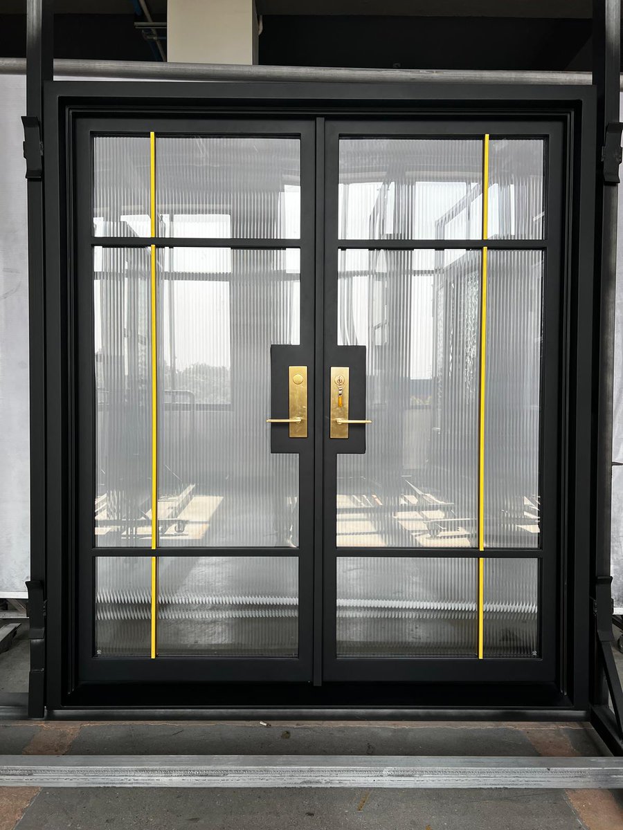 Metalandhammer's tweet photo. Double Iron Door
- Size: 70”w x 80”h
- Right Hand
- Inswing
- Fluted Glass
$4472 plus shipping 
Contact us at (818) 514-9510 or email info@metalandhammer.com https://t.co/3v1cFcg3L8