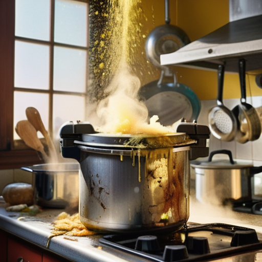 Larry63204614's tweet photo. Theta Network EdgeCloud AI Image Generator
Try for Free: Go to ThetaEdgeCloud dot com and click on AI Showcase to try the image generator.
prompt: Pressure cooker exploding like a bomb in the kitchen.
#cooking #pressurecooking #smartpot #digitalart