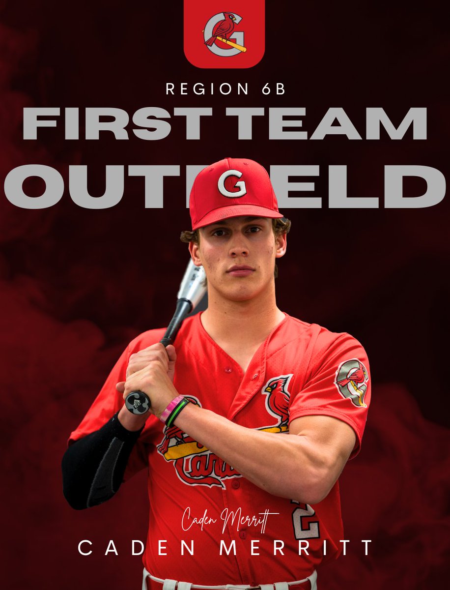 Congratulations to our four All Region Selections!! Matthew Eidemiller to 1st Team Second Base,  Caden Merritt to 1st Team Out field, Lucas Marrero to 2nd Team Pitcher, and Ben Ackerman to 2nd Team Catcher.