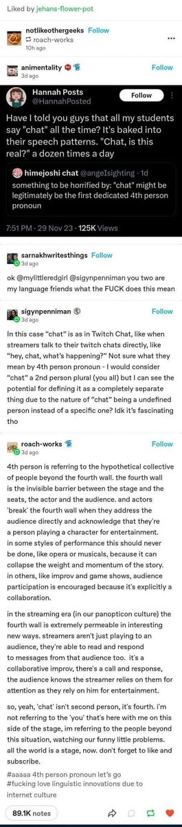 The real question I have about this is whether there is a Biblical Hebrew or Greek version of "chat" and is it in the Bible? A question for <a href="/maklelan/">Dan McClellan</a>. 😂