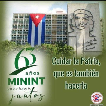 🫂Buen día 🇨🇺
🧐Ellos son imprescindibles guardianes de la tranquilidad y seguridad ciudadana.
En el 63 aniversario del MININT @finazasprecios envía felicitaciones a quienes cuidan, investigan, combaten...
#63Minint
#Cuba