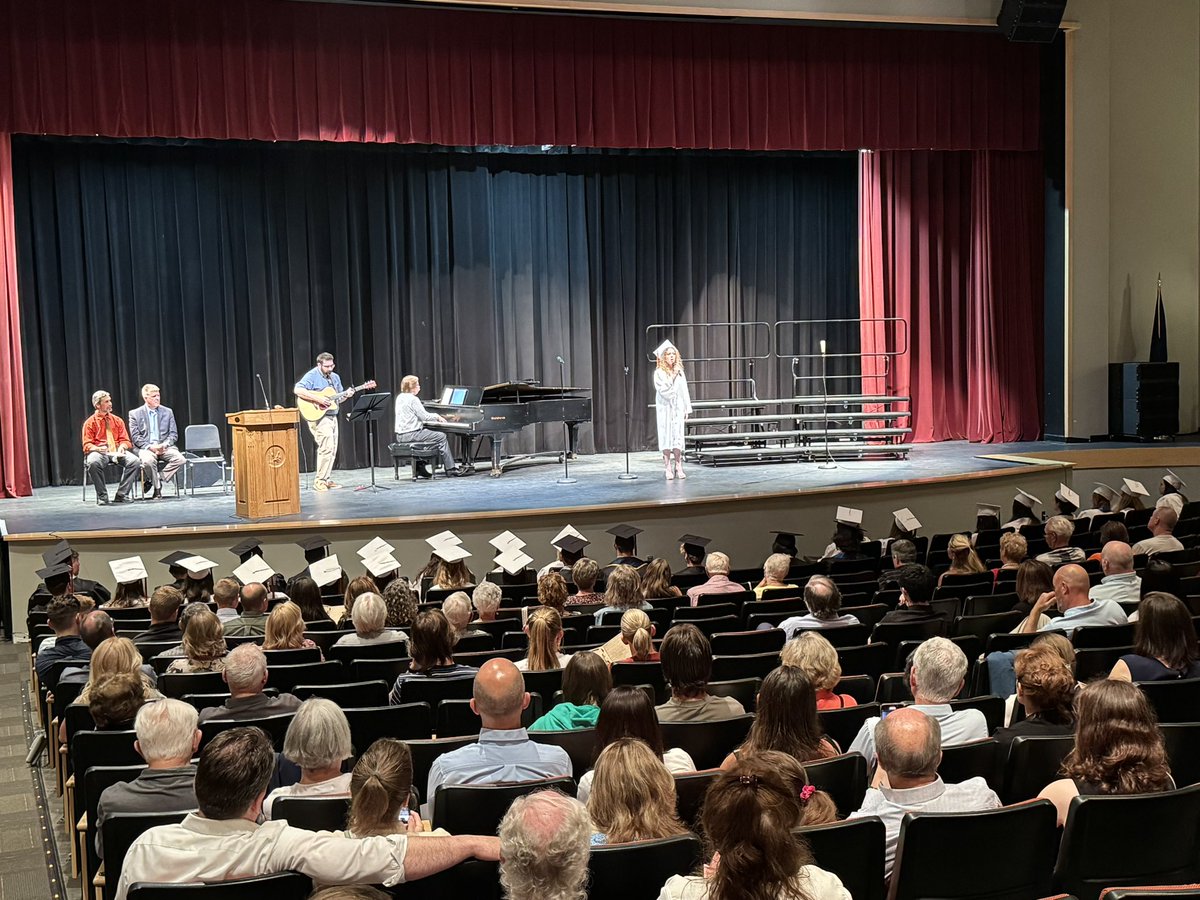 bpsdinfo's tweet photo. Here are some images from last night’s well attended Baccalaureate Program at Bethel Park High School. Tonight, the BPHS Class of 2024 will officially graduate. 
#bpproud #4everahawk https://t.co/FtiIhnFabB