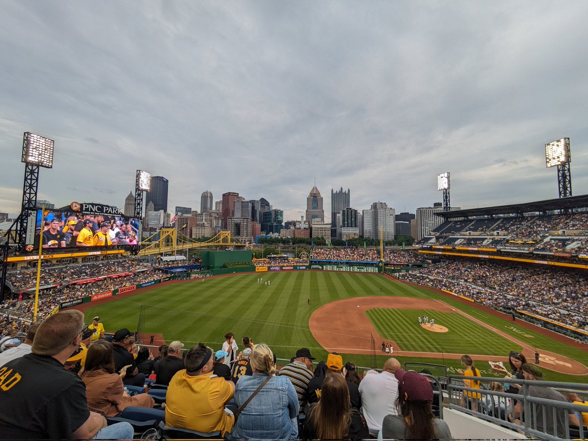 Number_23_'s tweet photo. @AHNGastro GI Fellows by day, Yinzers by night! Such a great @Pirates game and fun night! #RTJR 🏴‍☠️ https://t.co/mZgpfCKOm7