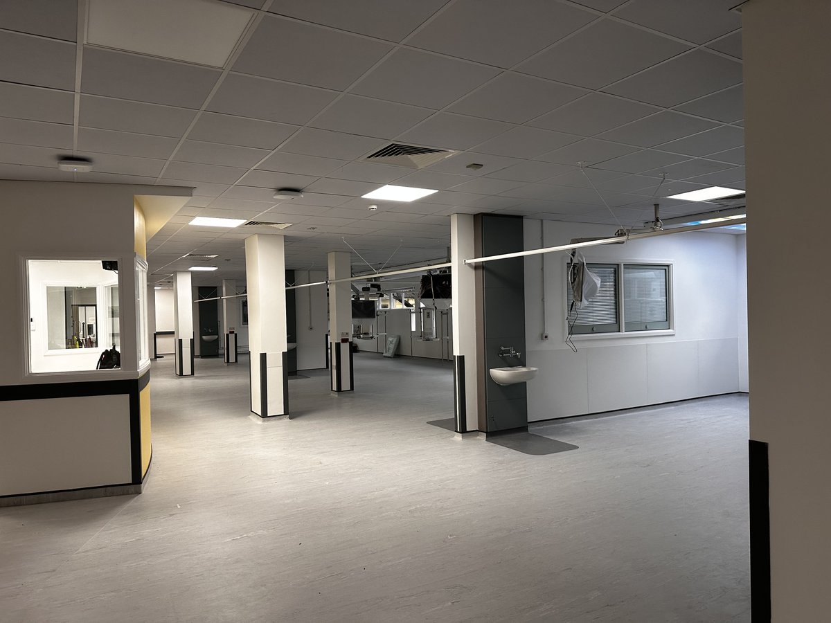 TwentyFiveLtd's tweet photo. Refurbishment of the High Dependency Unit at York District Hospital for the @NHSuk. 🏥

See more: https://t.co/7nOX6kQoxs https://t.co/gsRtkkQ1zC