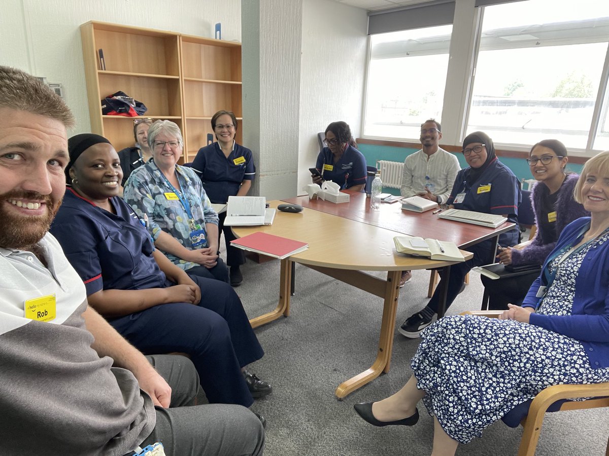 datt_colette's tweet photo. Thanks so much to the #nursing leads on podium ward @NorthMidNHS our corporate nursing colleagues & pharmacy & our @NM_Improvement team meeting today #collaborationforimprovement
@zenkim74 @berniebyrne_ @BettyAnnRussel4 https://t.co/YWCDroi199
