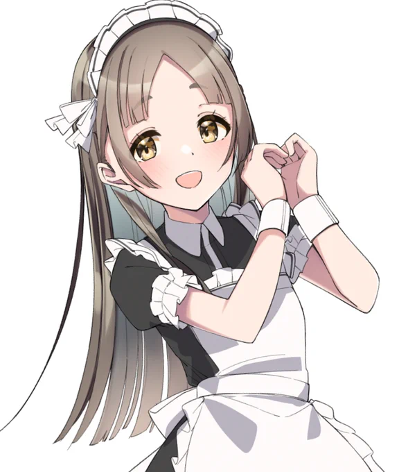 メイド千奈ちゃん描いてるよ 