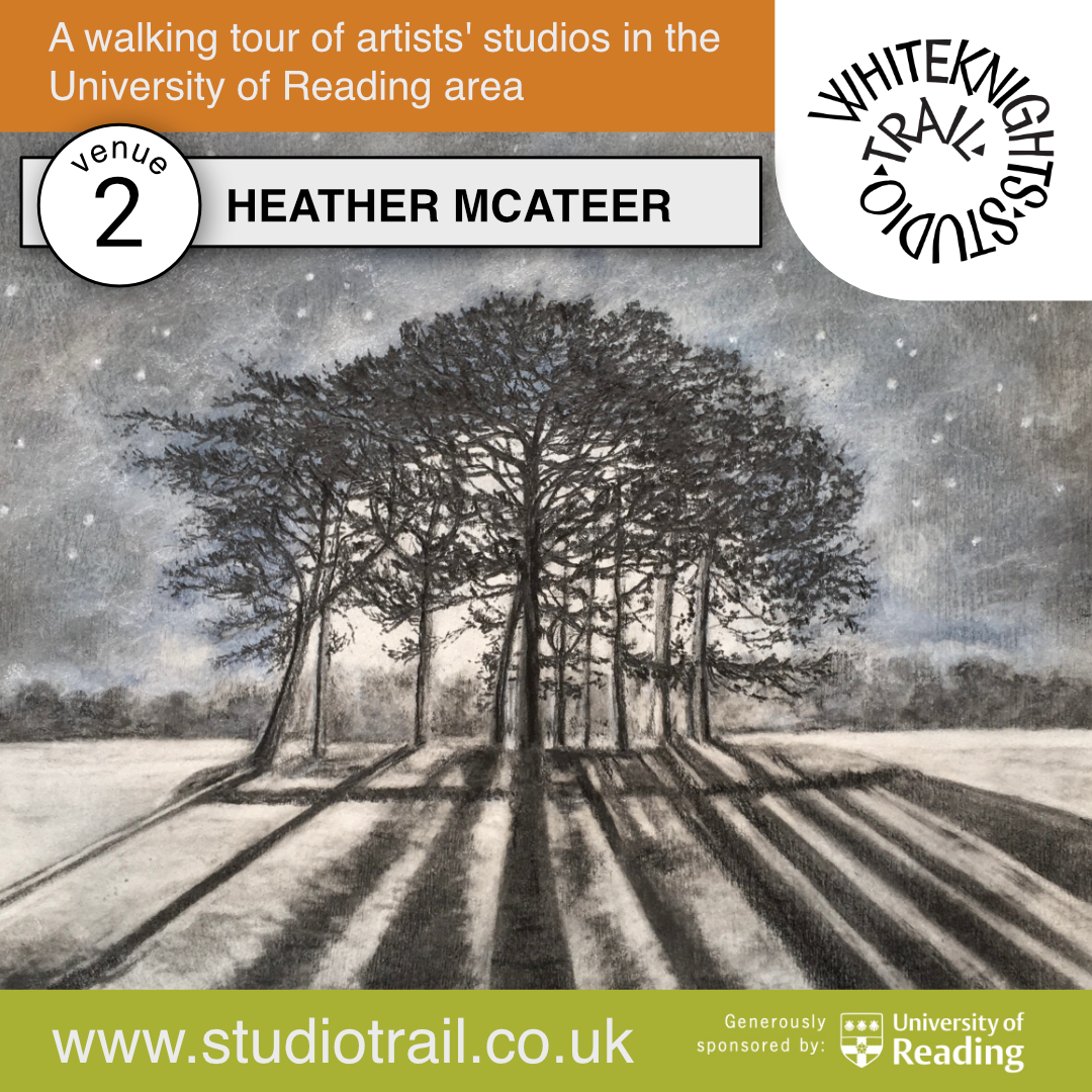 HEATHER MCATEER: DRAWING AND PAINTING
studiotrail.co.uk
Mark the 8th and 9th on your calendars. We look forward to seeing you.
 #wst2024 #whiteknightsstudiotrail #wstreadinguk #rdguk
