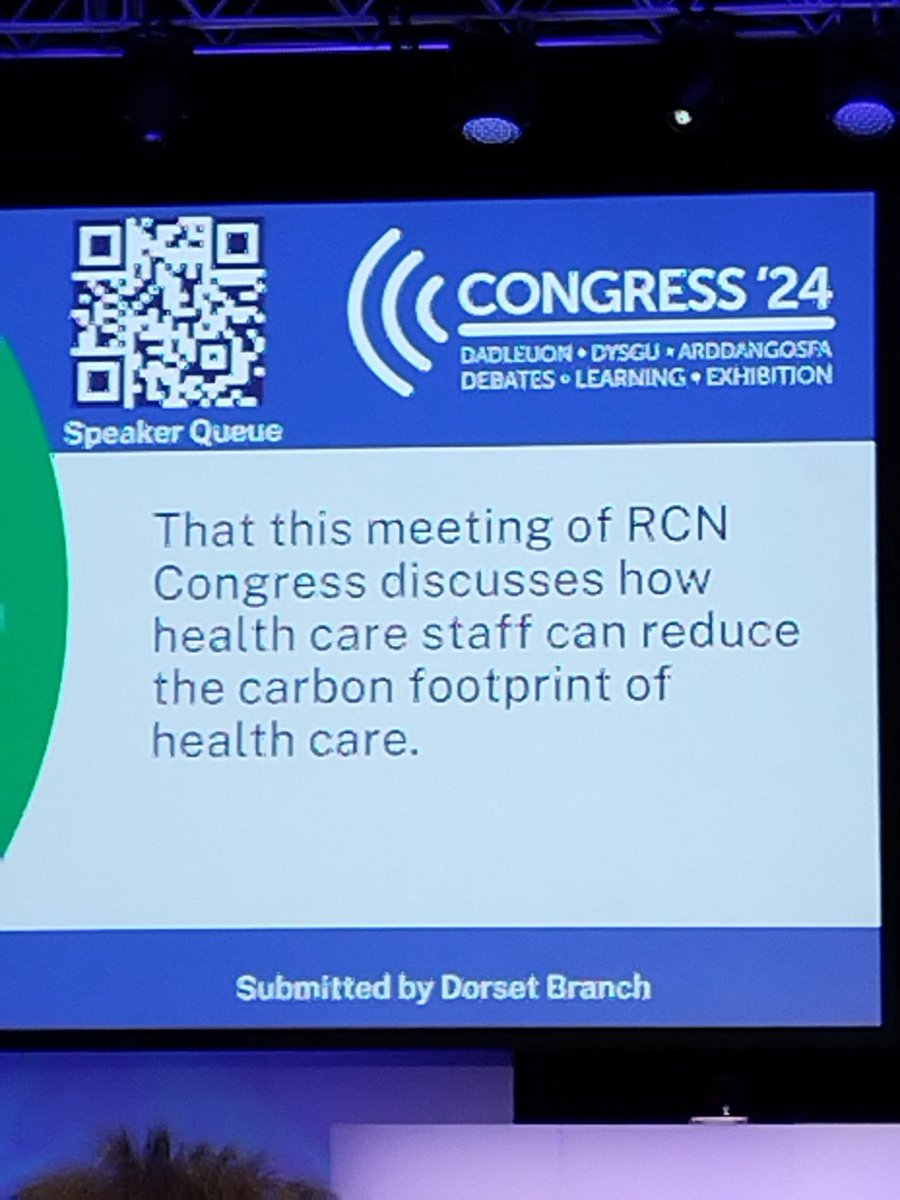 #RCN24 Discussion on How can we achieve a greener health care system