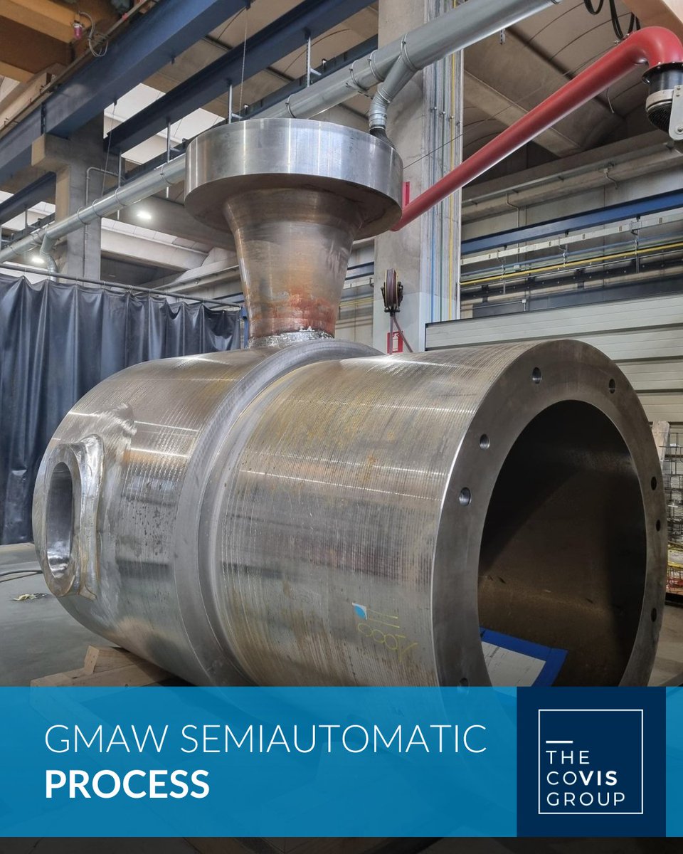 COVIS_Italy's tweet photo. On this Heat Pump Unit with  1.0571 base material we recently carried out the welding with the GMAW Semiautomatic process on a wall thickness of 50/70mm.

🔍 Find out more about our services: https://t.co/N7GZKLaLlA https://t.co/BPZtL4CTmO