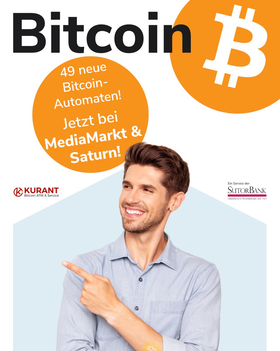 #Bitcoin - jetzt in deiner Nähe! 

👉 kurant.net
