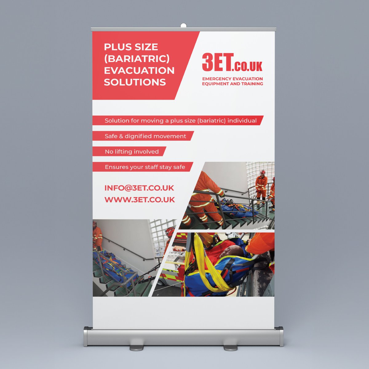 On-brand exhibition banners for 3ET showcasing the variety of courses and products on offer. Pull up stands are a great way to get noticed at exhibitions and events - we can tailor the design to fit your brand and help you stand out.

#pullupbanner #exhibition #pullupstand