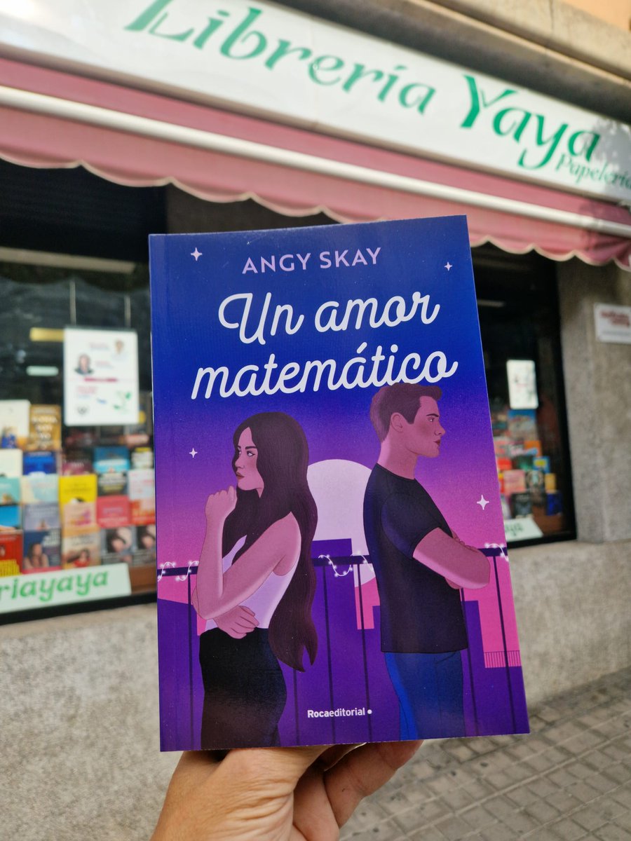 #unamormatematico @angyskay @RocaEditorial

¿Estás dispuesta a descubrir el lado más dulce de Angy Skay?

Con esta novela, Angy Skay se sumerge por completo en la literatura young adult y nos presenta una historia conmovedora, a la vez que divertida y romántica
#LibreriaYaya