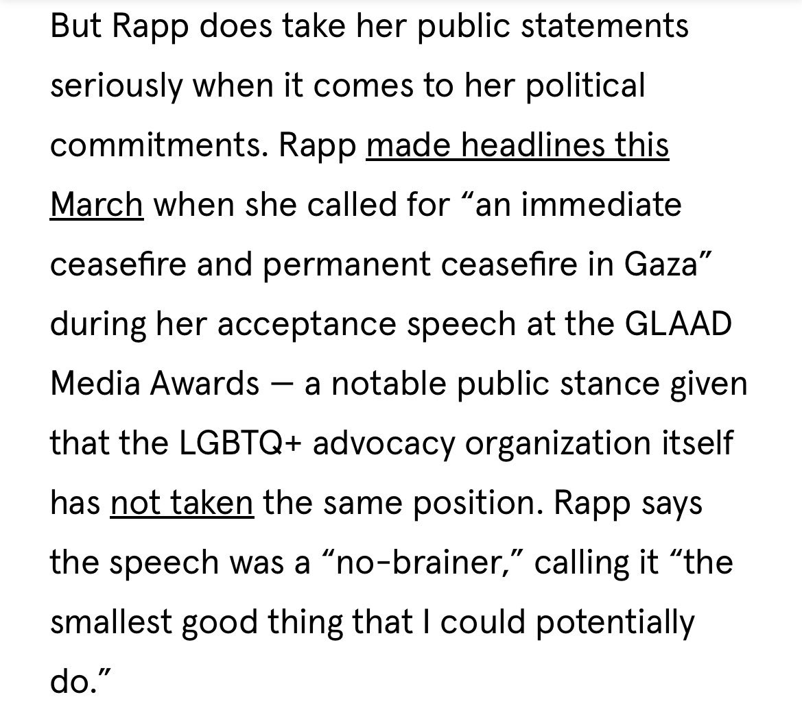 freensohot's tweet image. RENEÉ RAPP TALKING ABOUT PALESTINE IN HER ARTICLE WITH “THEM” IS SO IMPORTANT FOR THIS GENERATION AND SO MANY GENERATIONS YET TO COME!!! this is exactly how celebrities with huge audience should be using their platforms. im so proud to be stanning an artist that cares!! 🇵🇸