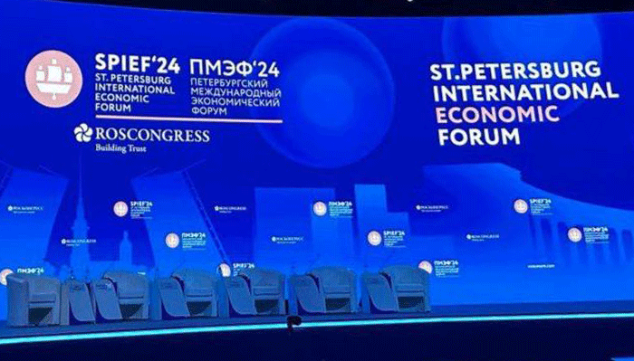alibabacan's tweet photo. St. Petersburg Uluslararası Ekonomi Forumu’nun açılışındayım.

İki ayrı oturumda konuşmacı olarak yer alacak, katılımcılarla fikir alışverişinde bulunacağım. https://t.co/VQLbx2NDzt