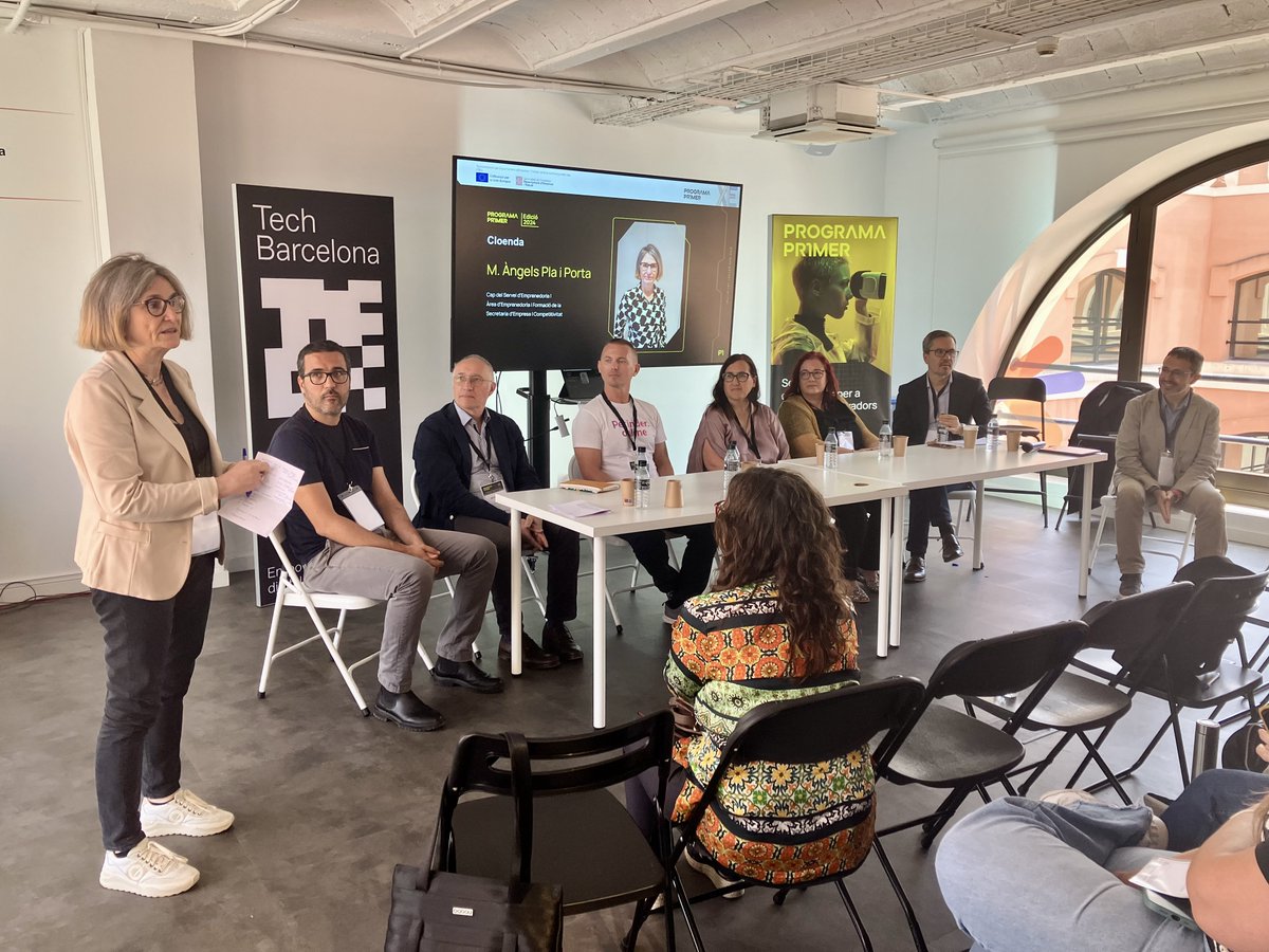 emprencat's tweet photo. 🚀I Jornada del #ProgramaPrimer2024 a @TechBarcelona amb 👇

✅Xavier Arola @GBSB_Global 
✅Isabel Sobrino @viladecanstweet 
✅Txell Pedreño @UOCuniversitat 
✅Ignasi Pérez #AtomModular 
✅Daniel Ferrer #TeaFast
✅Meelis Paloson @Petinderonline 

Cofinançat amb @FonsUECat https://t.co/7zV793kKtb
