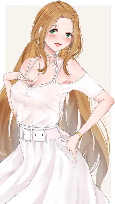 夜あげ+下をオフショルにしたver. 