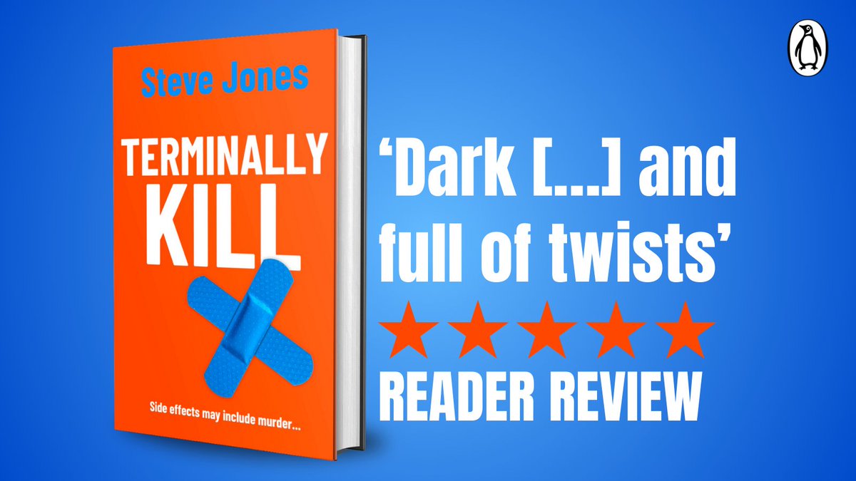 MichaelJBooks's tweet photo. Ray is about to die. But he’s nobody’s victim . . .

‘Dark […] and full of twists’ ⭐️⭐️⭐️⭐️⭐️ READER REVIEW

Don’t miss out on the brand new dark comedy #TerminallyKill by @stevejones, preorder your copy now: https://t.co/EkOERzqePs https://t.co/1hfDugp4lY