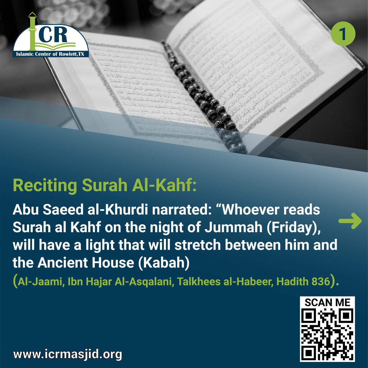 icrmasjid's tweet image. Embrace the Sunnah of Friday to enrich your faith and connect with the blessings of this special day. 🌹🕌 #FridaySunnah #JumuahMubarak #IslamicPractices #Faith #BlessedFriday Support our initiatives and donate today at icrmasjid.org/donate/