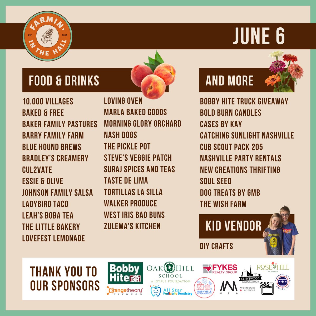 FarminInTheHall's tweet photo. We haven't been on Twitter (X) much lately, but don't forget we're doing our thing every Thursday through the end of September! Here's today's line-up! https://t.co/Rq1wTFxRga