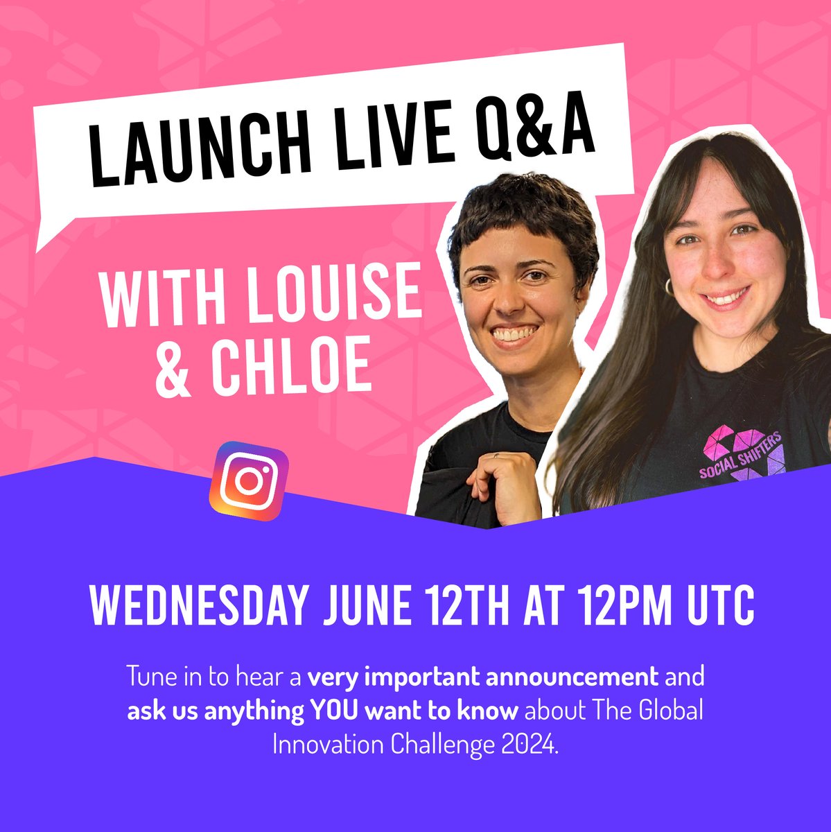 socialshifters's tweet photo. Join our Instagram Live Q&amp;A on June 12th at 12:00 pm UTC for game-changing announcements! 

📅 Every Wednesday tune in for weekly Q&amp;A sessions.

✅ Insider tips
✅ Expert advice 
✅ Boost your winning chances 
✅ Exclusive comps

Follow us on Instagram: https://t.co/SnOBDMOBhv https://t.co/IpEkxhXBJM