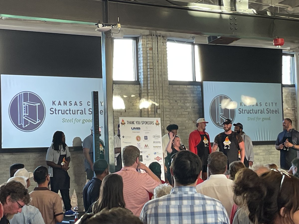 KCStructural's tweet photo. It's always a terrific evening at Mitchell Schwartz's Que for a Cause that we're happy to sponsor!! https://t.co/MIQP4ggLb9