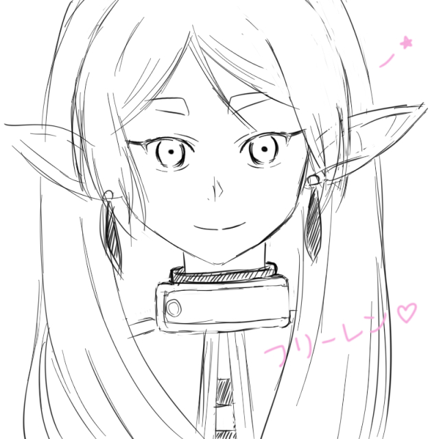 Aoirinx's tweet photo. めちゃくちゃ久しぶりにお絵描きしました(^^)
マイペースに落書きなど載せていきますので、みていただけたら嬉し��です(＾▽＾＊)

#フリーレン　#フリーレンFA
#葬送のフリーレン　#フリーレン様崇拝
#お絵描き　#イラスト好きな方と繋がりたい https://t.co/2lj2kDvR5B