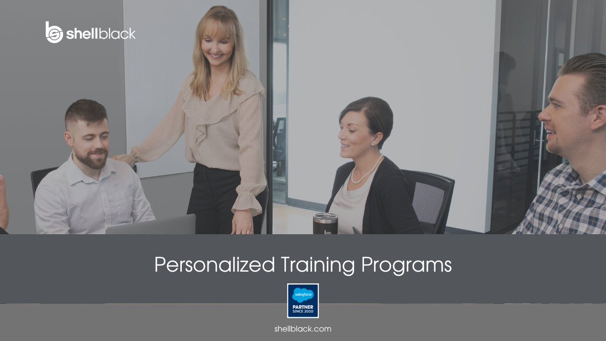 One of the most-cited reasons why CRM implementations fail is that users were not trained properly, or at all! Good training is the foundation of end-user adoption. Contact ShellBlack to discuss a personalized training plan for your organization. shellblack.com/services/train…