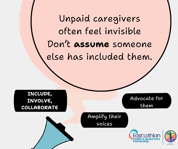 ELCHrehab's tweet photo. Health professionals: Be open, transparent and honest with carers. Connect with them as an individual and as a vital part of our H&amp;SC collaboration. #RCOT2024 #SupportingCarersinEastLothian #CarersWeek #ELHSCP #PuttingCarersontheMap #CarersWeek2024 https://t.co/o1bGKXJgqr