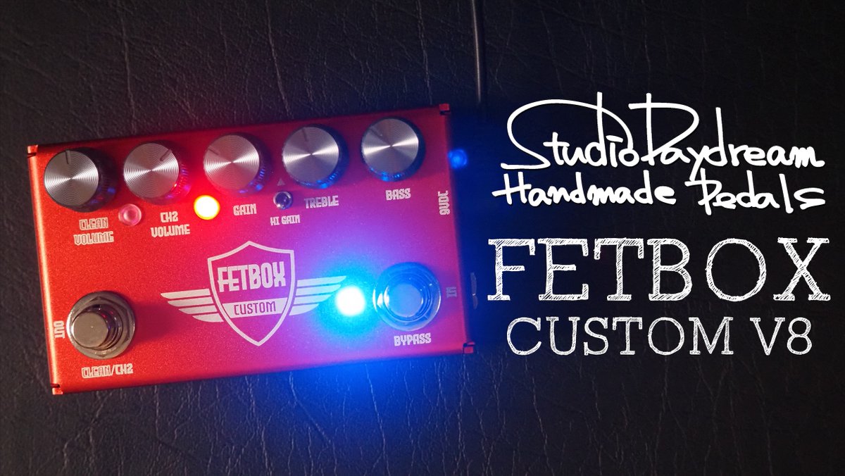 pedaloftheday's tweet photo. Today, we're taking a gander at the crimson beast that is the StudioDaydream HandmadePedals FETBOX Custom V8 Preamp!! Just plug in and ROCK OUT - full demo on YouTube NOW!!
https://t.co/8kZigvr5VH
#pedaloftheday #studiodaydream #fetbox #preamp #guitarpedals #EffectsPedals https://t.co/AGsXNZG5ZK