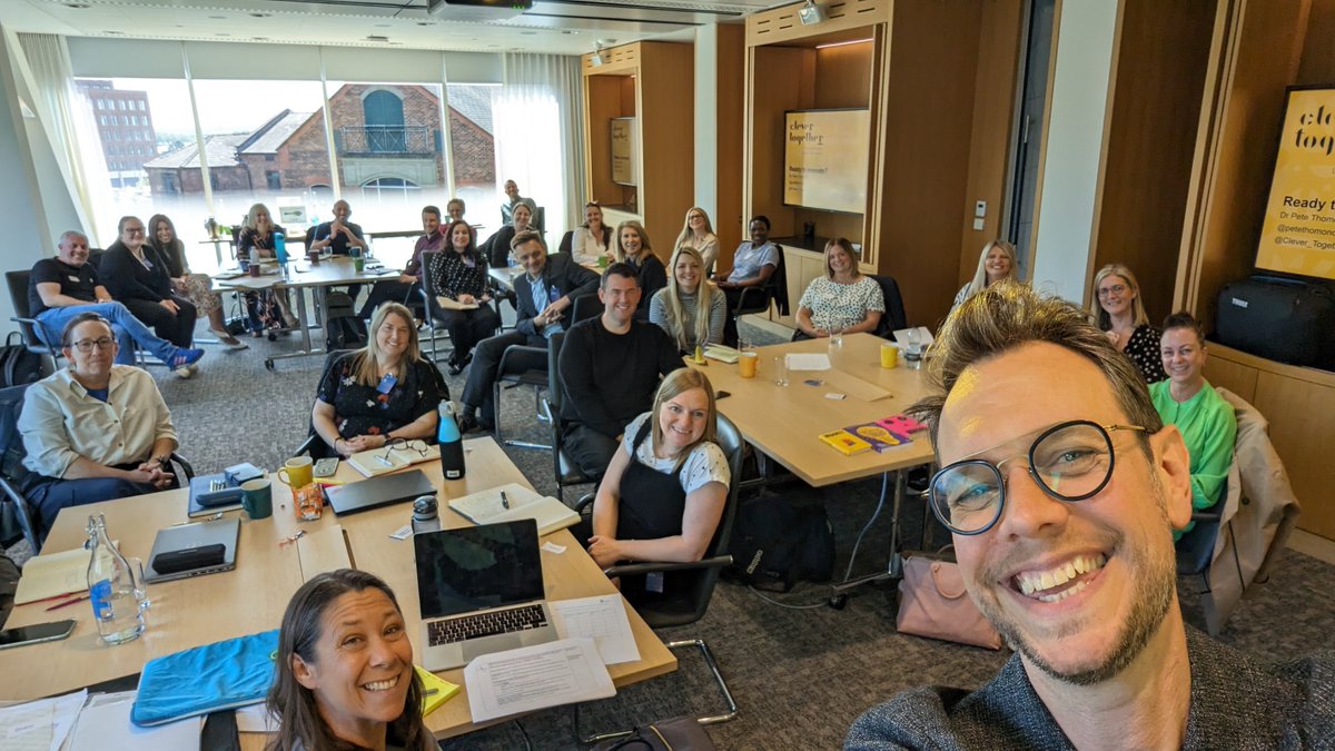 Pete Thomond (@petethomond) on Twitter photo AMAZING to swap notes with future #NHS #HR leaders
this morning in Leeds.
<a href="/HPMA_National/">HPMA</a> you're doing great work here with great people.
<a href="/CherylLeeAssoc/">Cheryl Lee</a> is on amazing form.
Glad to share <a href="/clever_together/">Clever Together Leadership Techπ</a>'s journey and tech. AMAZING to swap notes with future #NHS #HR leaders
this morning in Leeds.
<a href="/HPMA_National/">HPMA</a> you're doing great work here with great people.
<a href="/CherylLeeAssoc/">Cheryl Lee</a> is on amazing form.
Glad to share <a href="/clever_together/">Clever Together Leadership Techπ</a>'s journey and tech.
