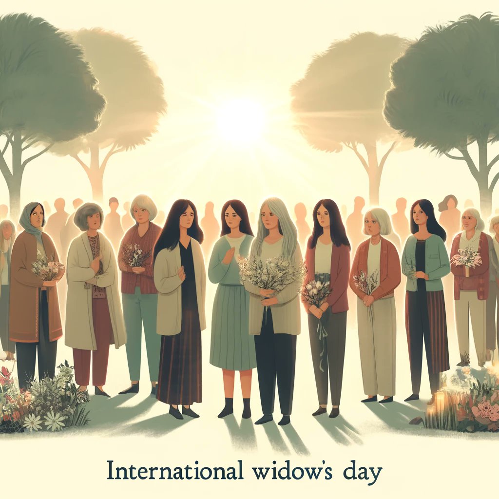 medigig's tweet photo. 🌸🕊️ On International Widows Day, we stand with widows worldwide, raising awareness of their challenges and advocating for their rights. Let’s support and empower them to rebuild their lives. #WidowsDay #MediGIGCares #MediGIG📊💪 https://t.co/c9m39lmsSR