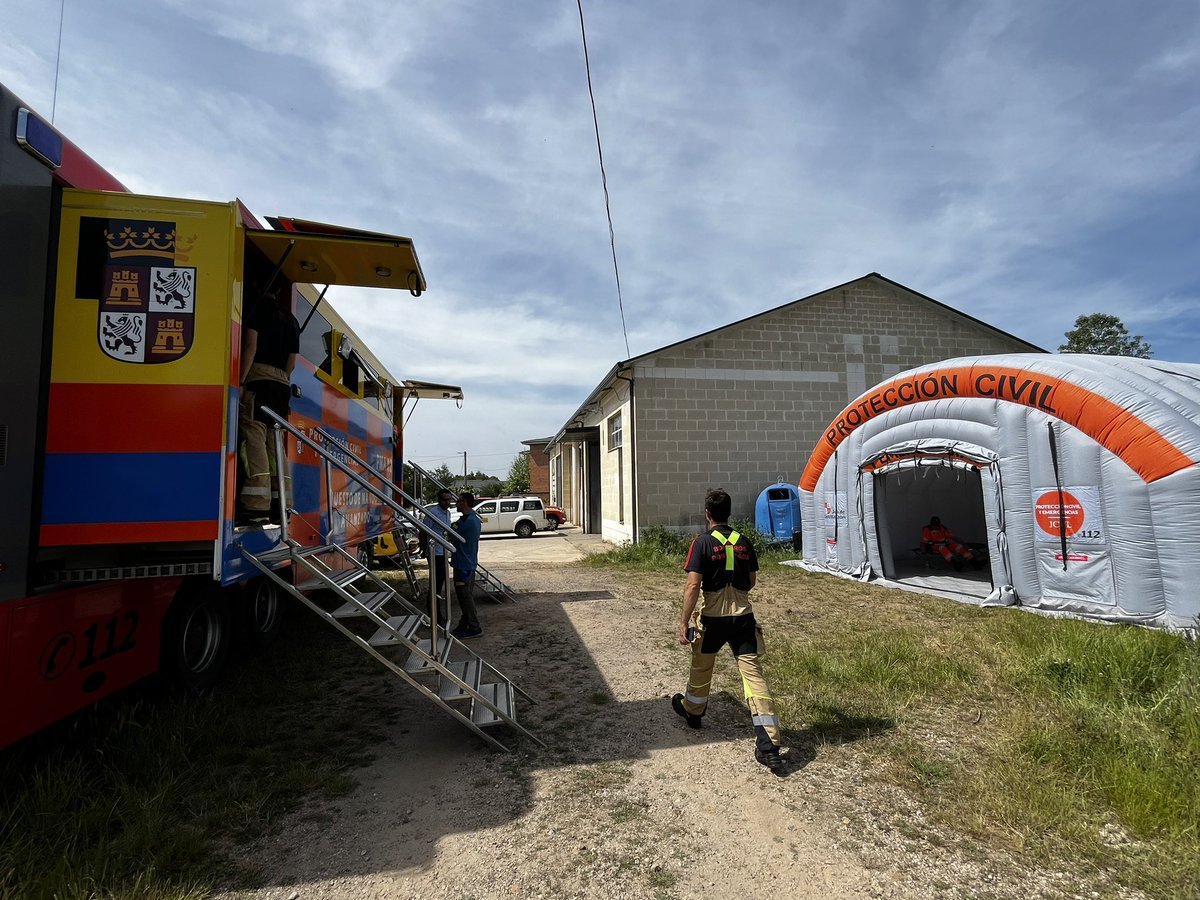 Realizamos simulacro de prevención junto a diferentes medios en coordinación con diferentes administraciones. Validamos el plan de autoprotección de la presa de #Villagaton