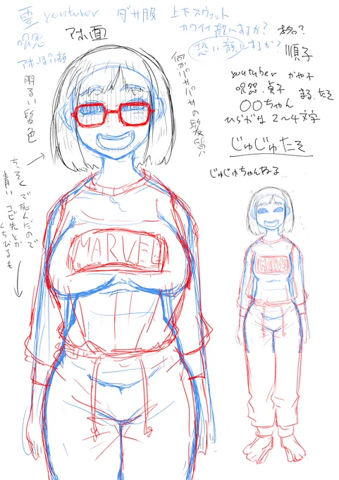 キャラを考えたりしました… 