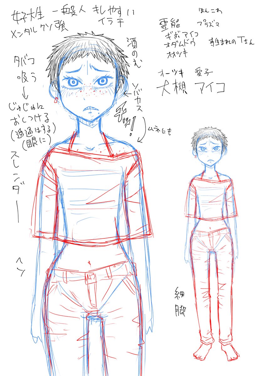 キャラを考えたりしました… 