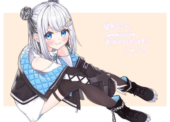 スケブでのご依頼ありがとうございました!#ねこくまえ 