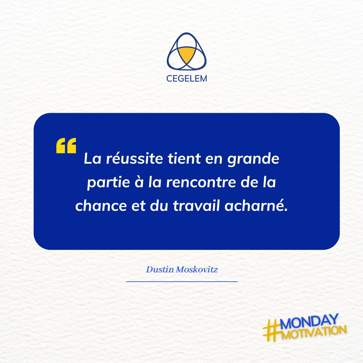 cegelem's tweet photo. Hello ! 😀 

Travailler dur, c'est semer les graines chaque jour, même lorsque les résultats ne sont pas immédiats.💪

Bon début de semaine à vous !

#Portagesalarial #Freelance
#Motivation #Réussite 
#Travailacharné #Chance 
#Inspiration  #Dévelopementpersonnel https://t.co/oWvYfsKsdu