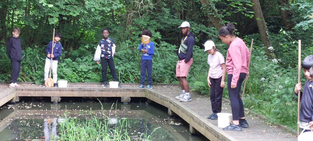 The first of this afternoons activities- pond dipping!  I wonder what we will find?