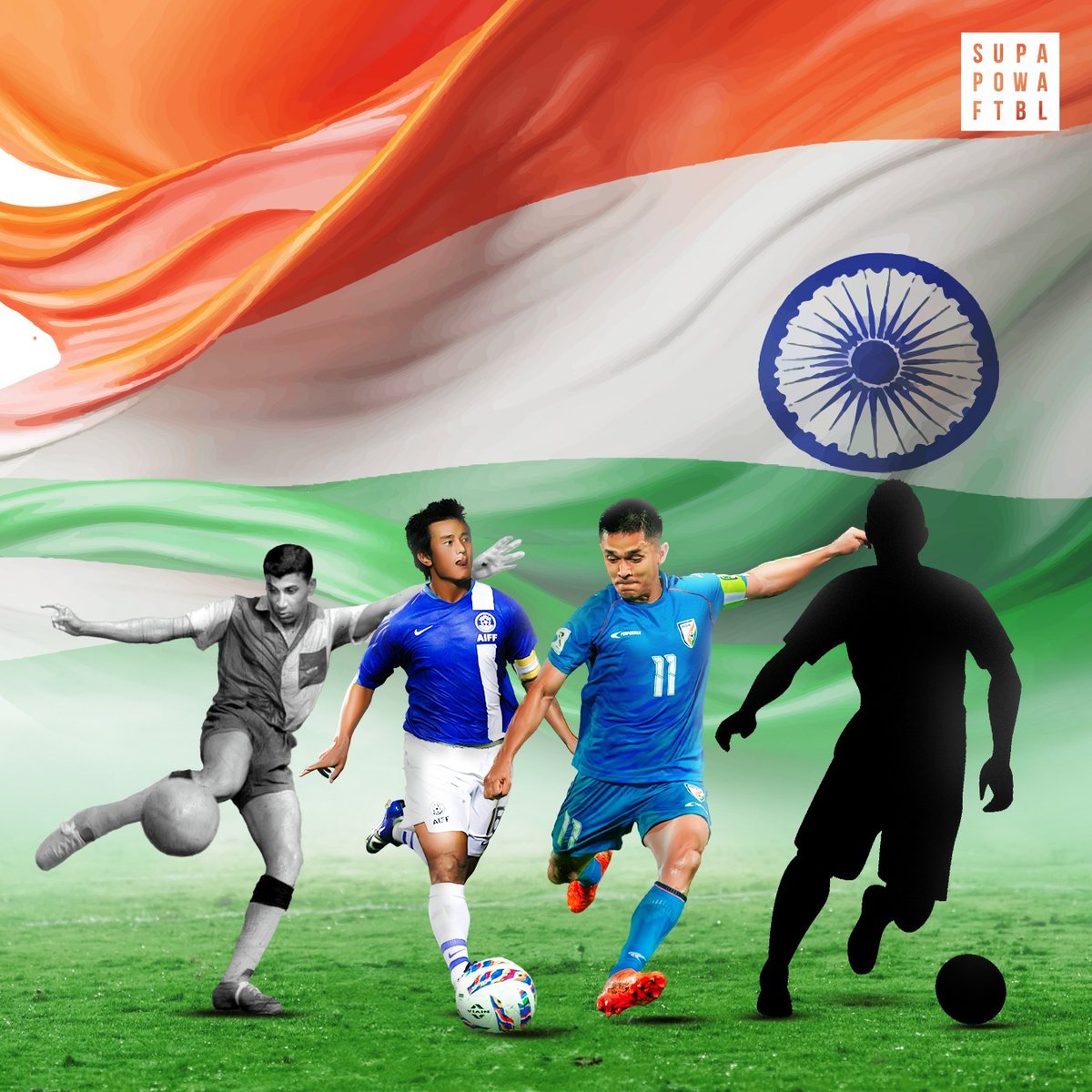 SuperpowerFb's tweet photo. From P.K. Banerjee to Bhaichung Bhutia to Sunil Chhetri, the legacy of Indian football continues ๐ฅ
Who will be the next torchbearer? โฝ
#IndianFootball #NextGenHero https://t.co/GsS800IwtA