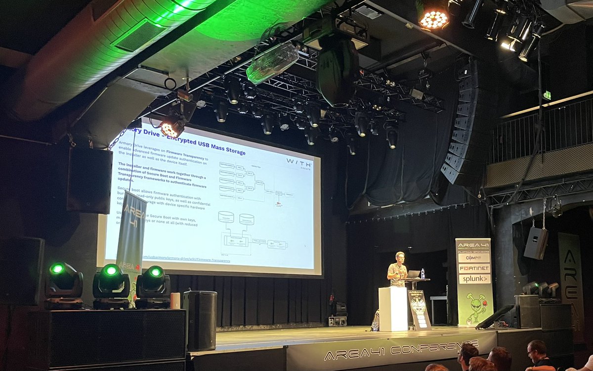 Area41 Security Con tweet media
